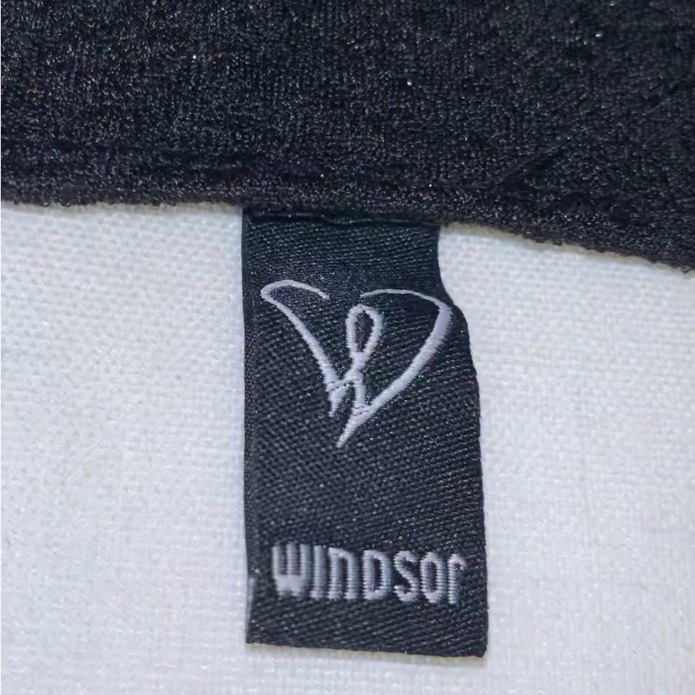 WINDSOR sparkle black vneck high cut formal prom dress size medium large 10 - Picture 4 of 13